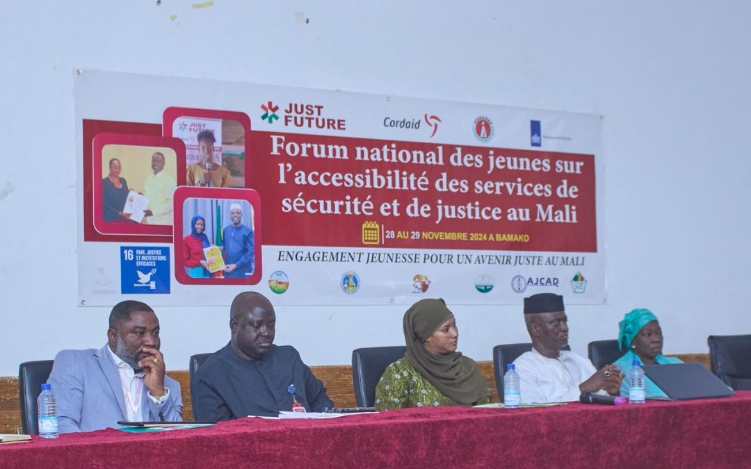 Forum national des jeunes sur l&rsquo;accessibilité des services de sécurité et de justice au Mali